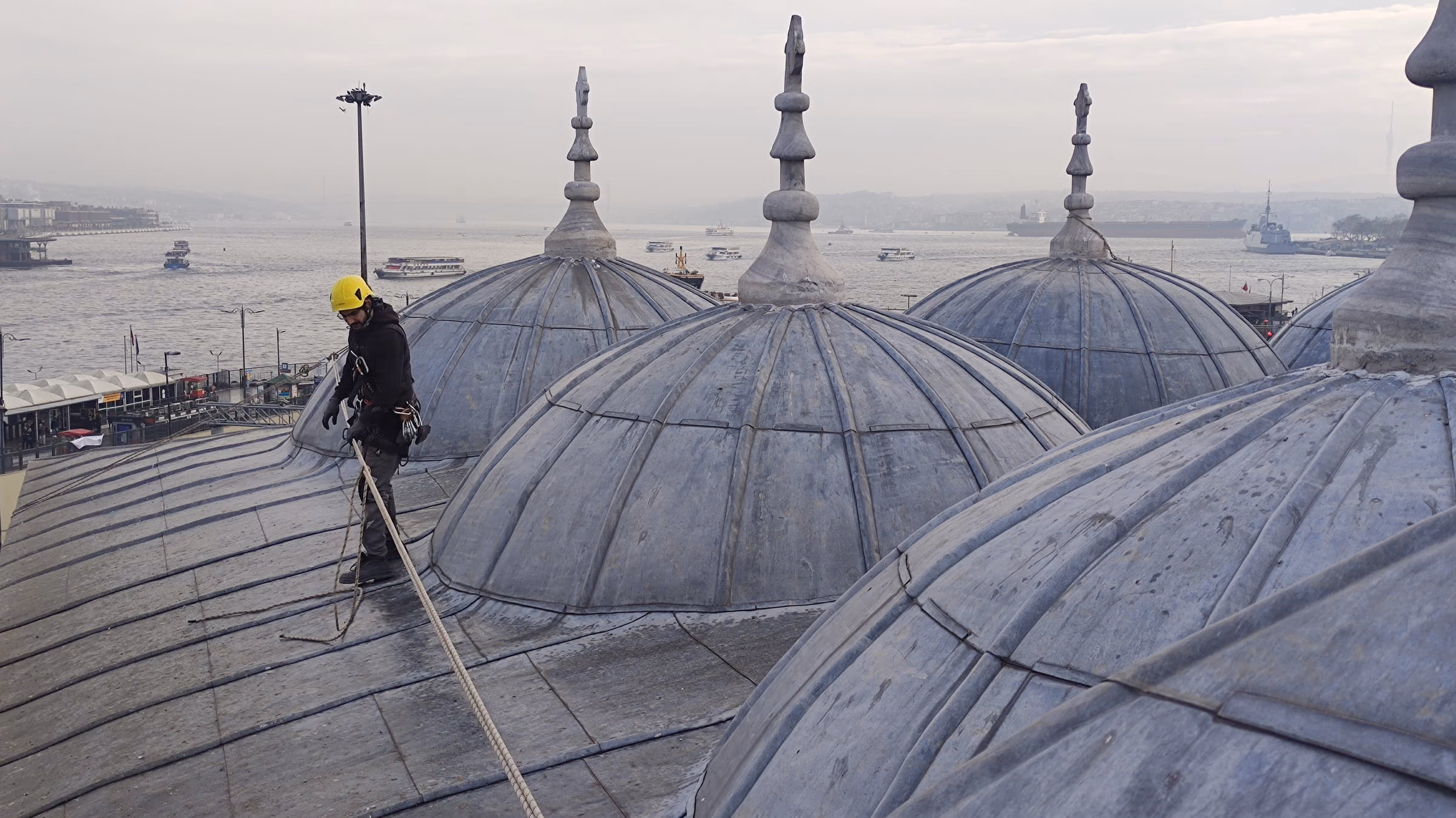 Yeni Cami — LED Aydınlatma Montajı — saha fotoğrafı 2
